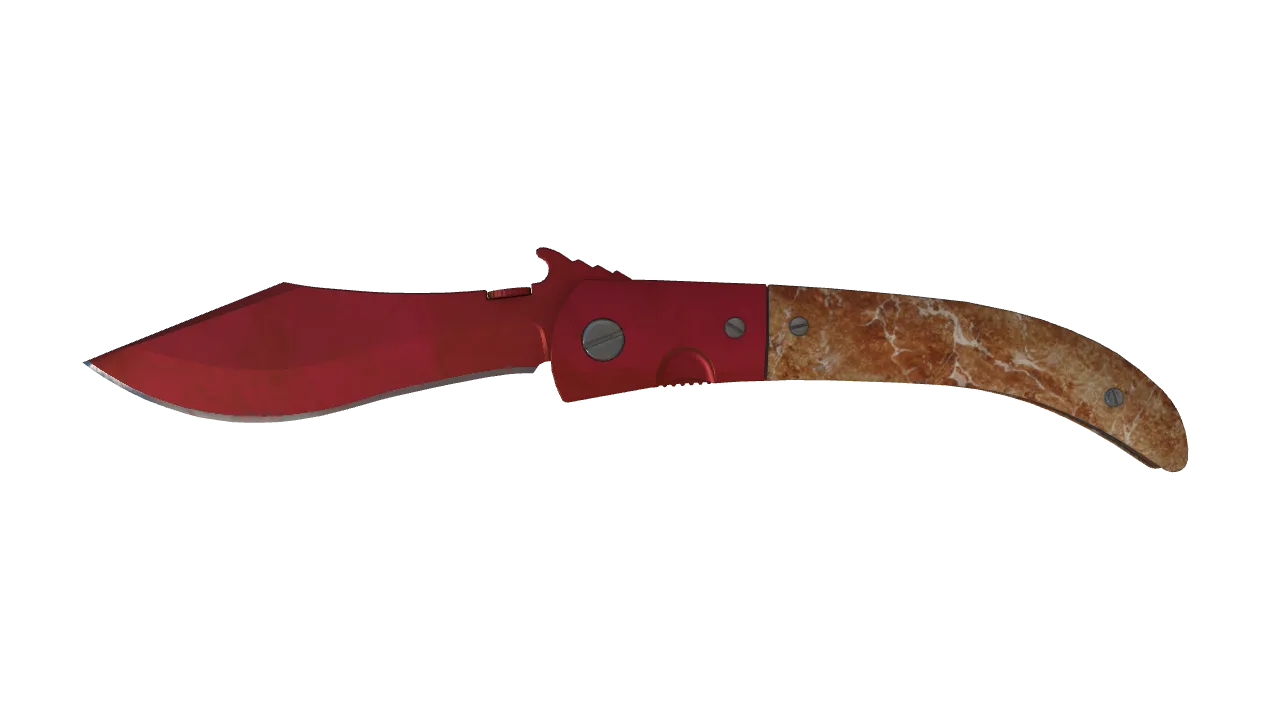 Navaja Knife | Doppler (Ruby) seed #897, front