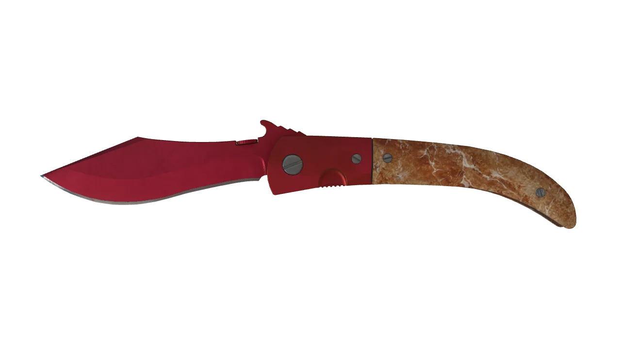 Navaja Knife | Doppler (Ruby) seed #985, front