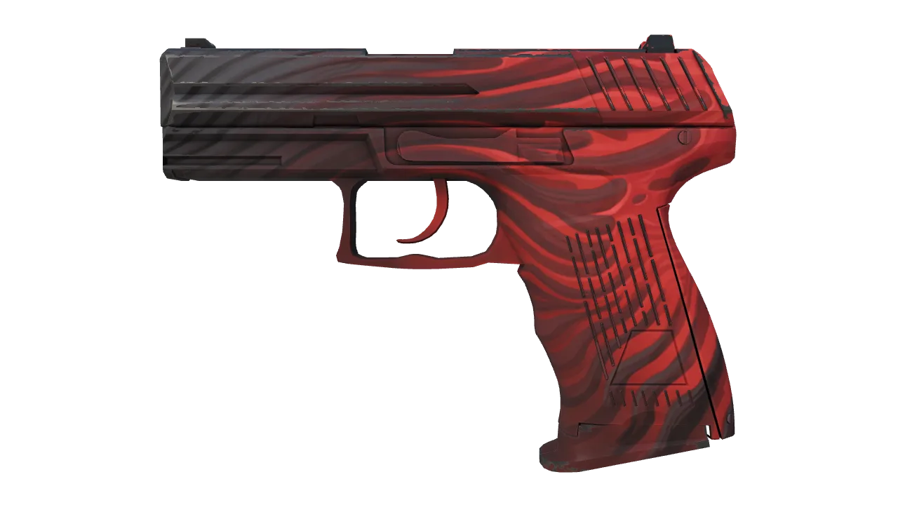 StatTrak™ P2000 | Obsidian (Field-Tested) — Dust II light, front
