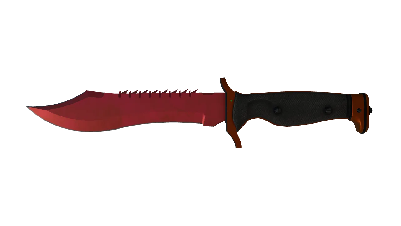 Bowie Knife | Doppler (Ruby) seed #456, front