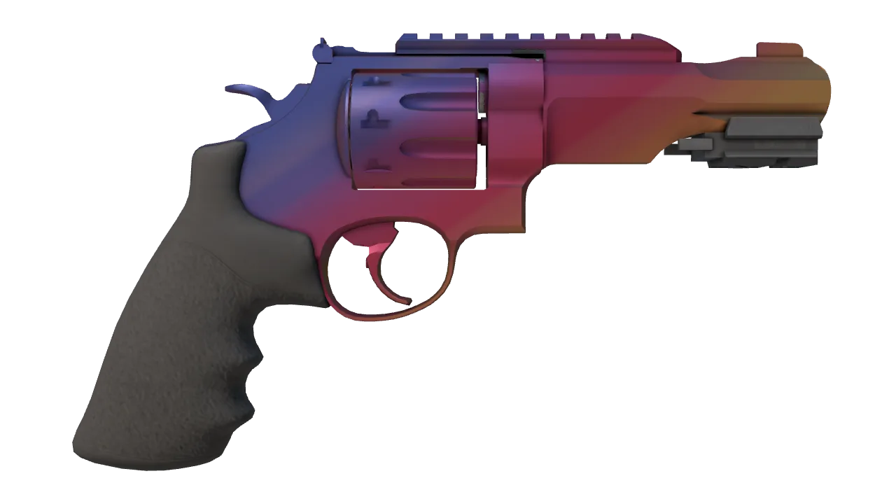 R8 Revolver | Fade seed #840, back