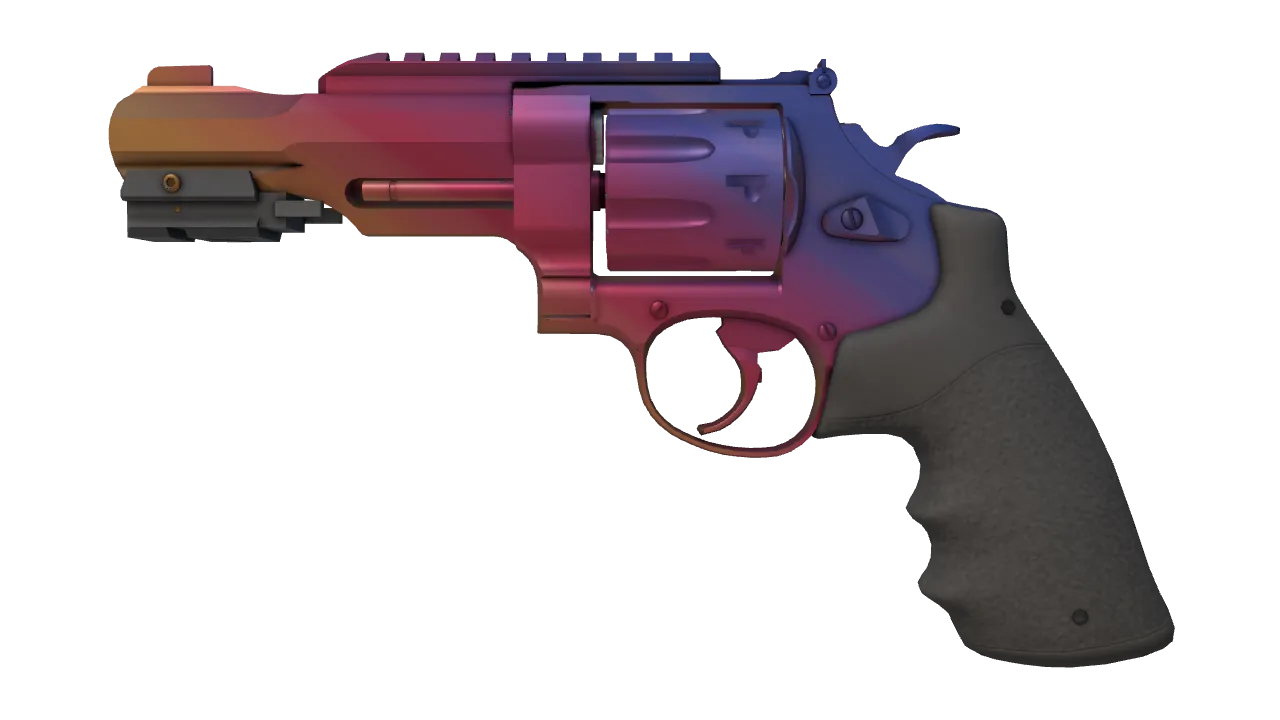 R8 Revolver | Fade seed #840, front