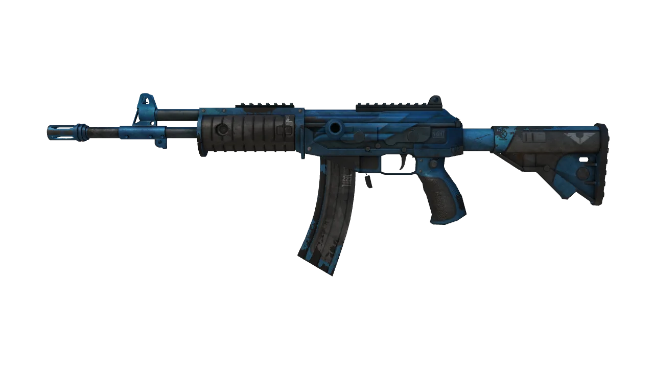 Galil AR | Stone Cold (Battle-Scarred) — Dust II light, front