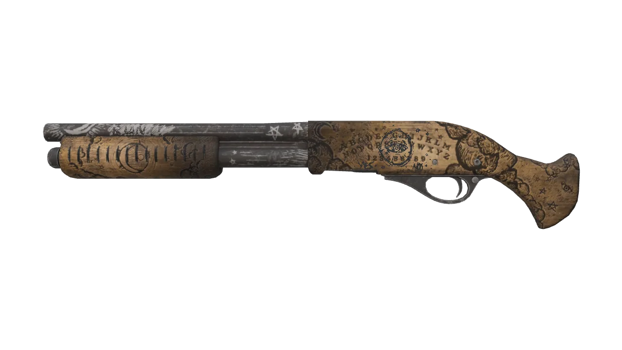 Sawed-Off | Spirit Board (Factory New) — Dust II light, front