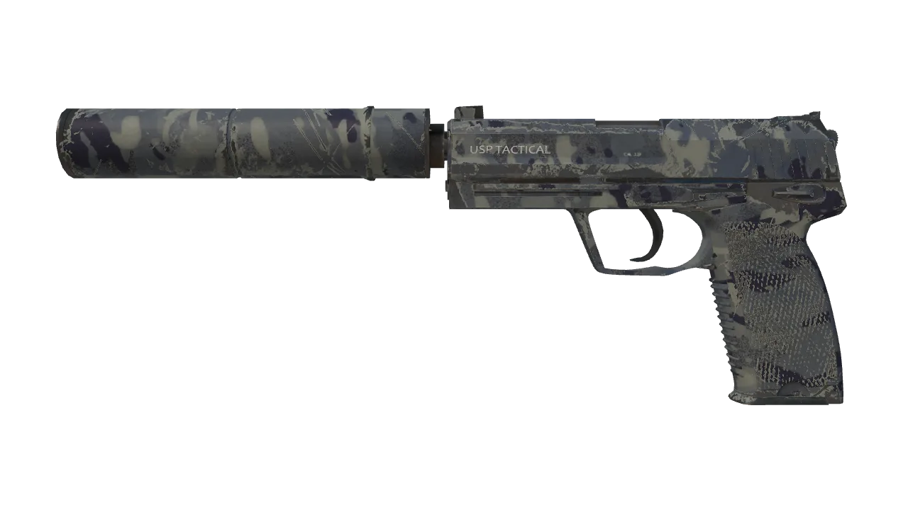 Souvenir USP-S | Night Ops (Field-Tested) — Dust II light, front