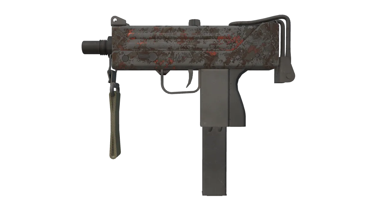 MAC-10 | Aloha (Battle-Scarred) — Dust II light, front