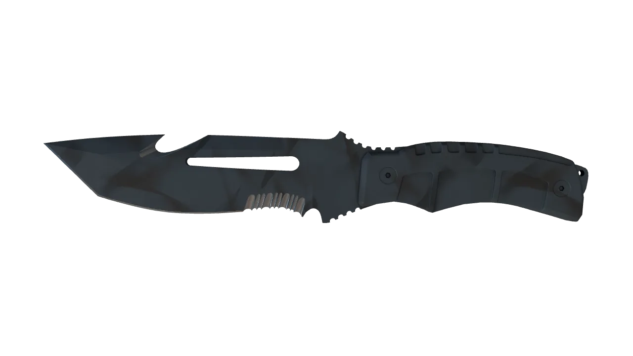 ★ Survival Knife | Night Stripe (Factory New) — Dust II light, front