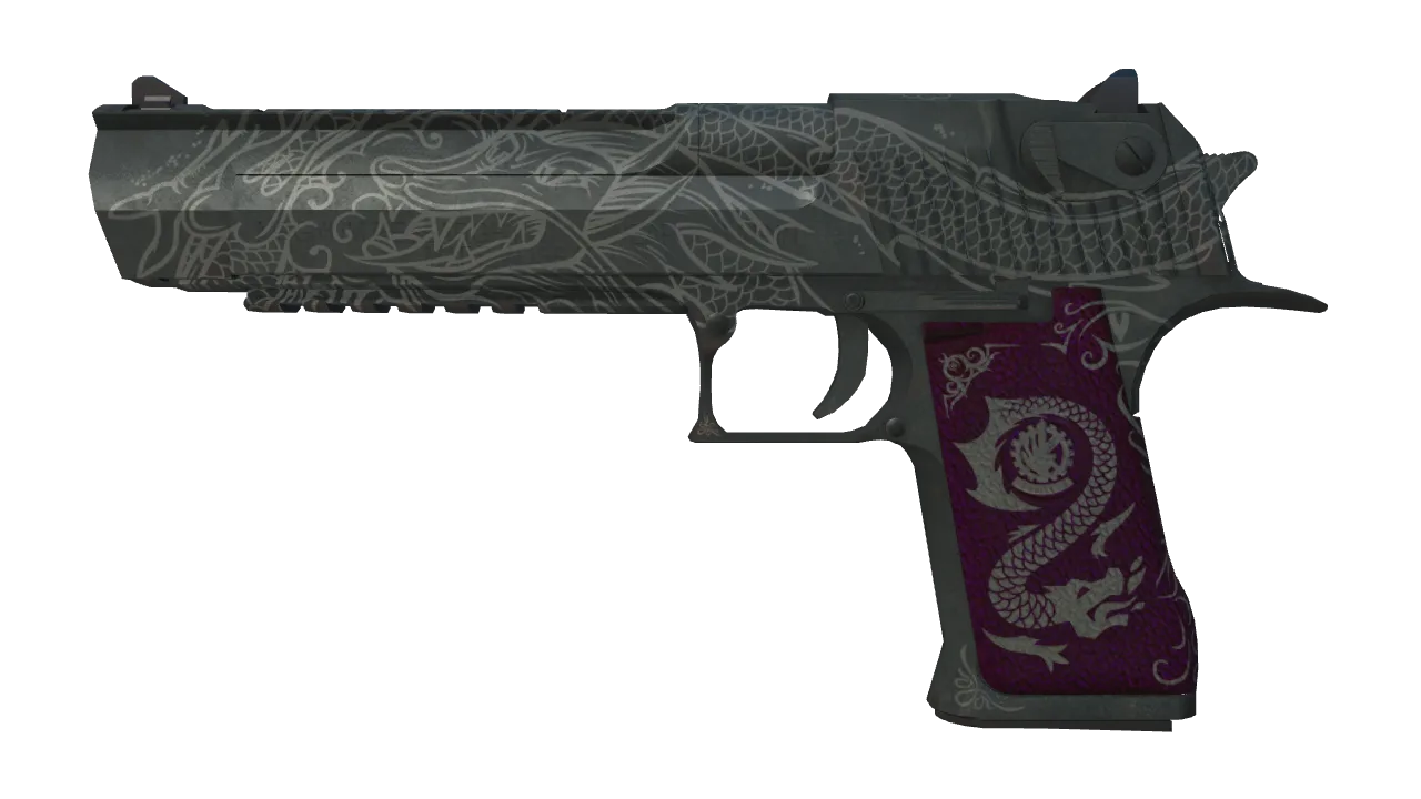 Souvenir Desert Eagle | Kumicho Dragon (Battle-Scarred) — Dust II light, front