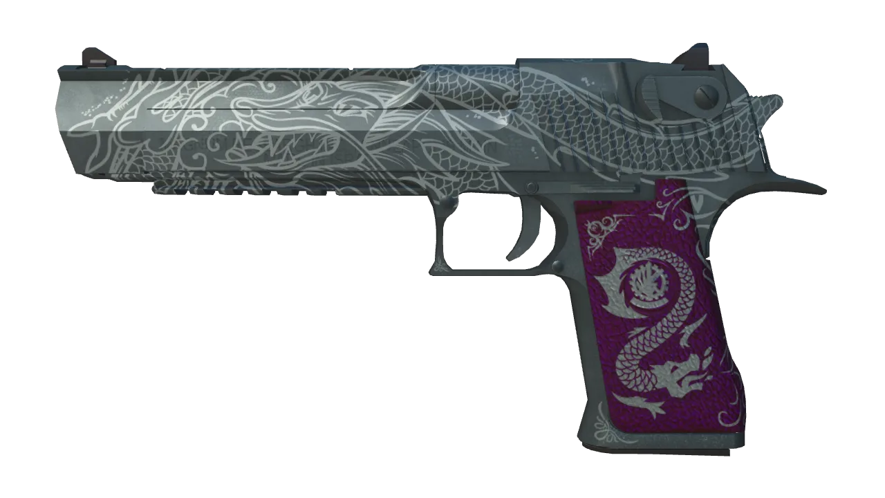 StatTrak™ Desert Eagle | Kumicho Dragon (Minimal Wear) — Dust II light, front