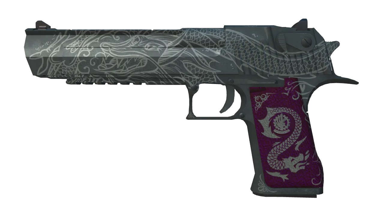 Desert Eagle | Kumicho Dragon (Well-Worn) — Dust II light, front