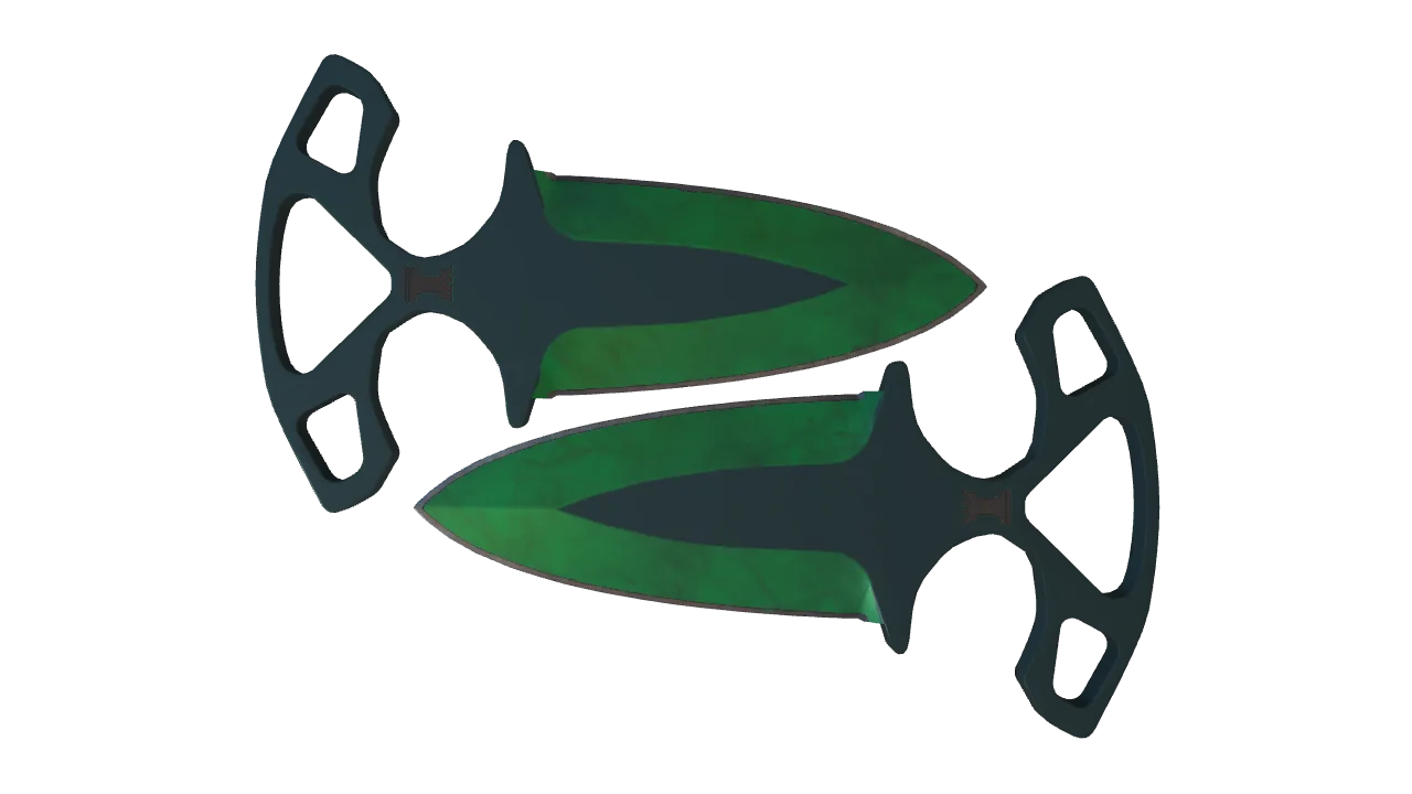 Shadow Daggers | Gamma Doppler (Emerald) seed #859, front