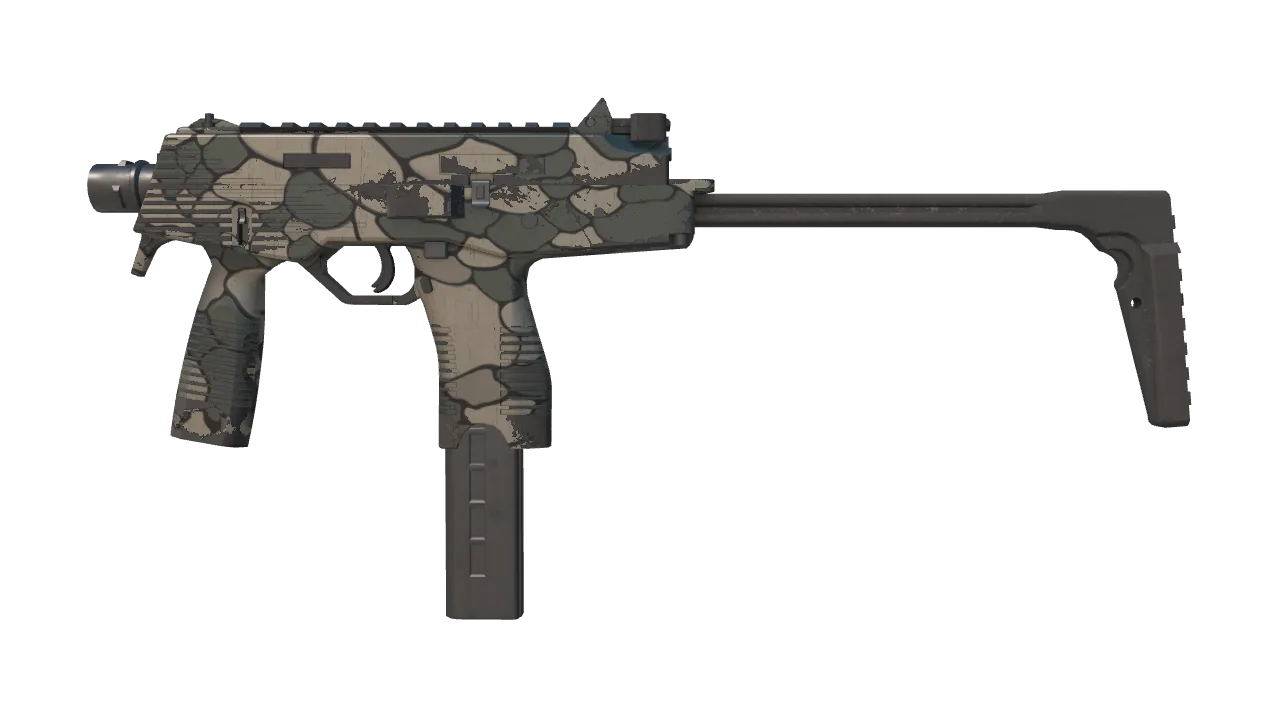 StatTrak™ MP9 | Sand Scale (Field-Tested) — Dust II light, front