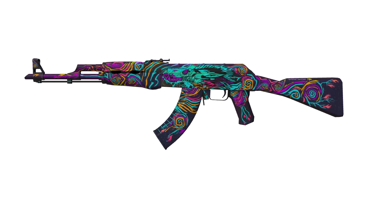 AK-47 | Nightwish (Factory New) — Dust II light, front