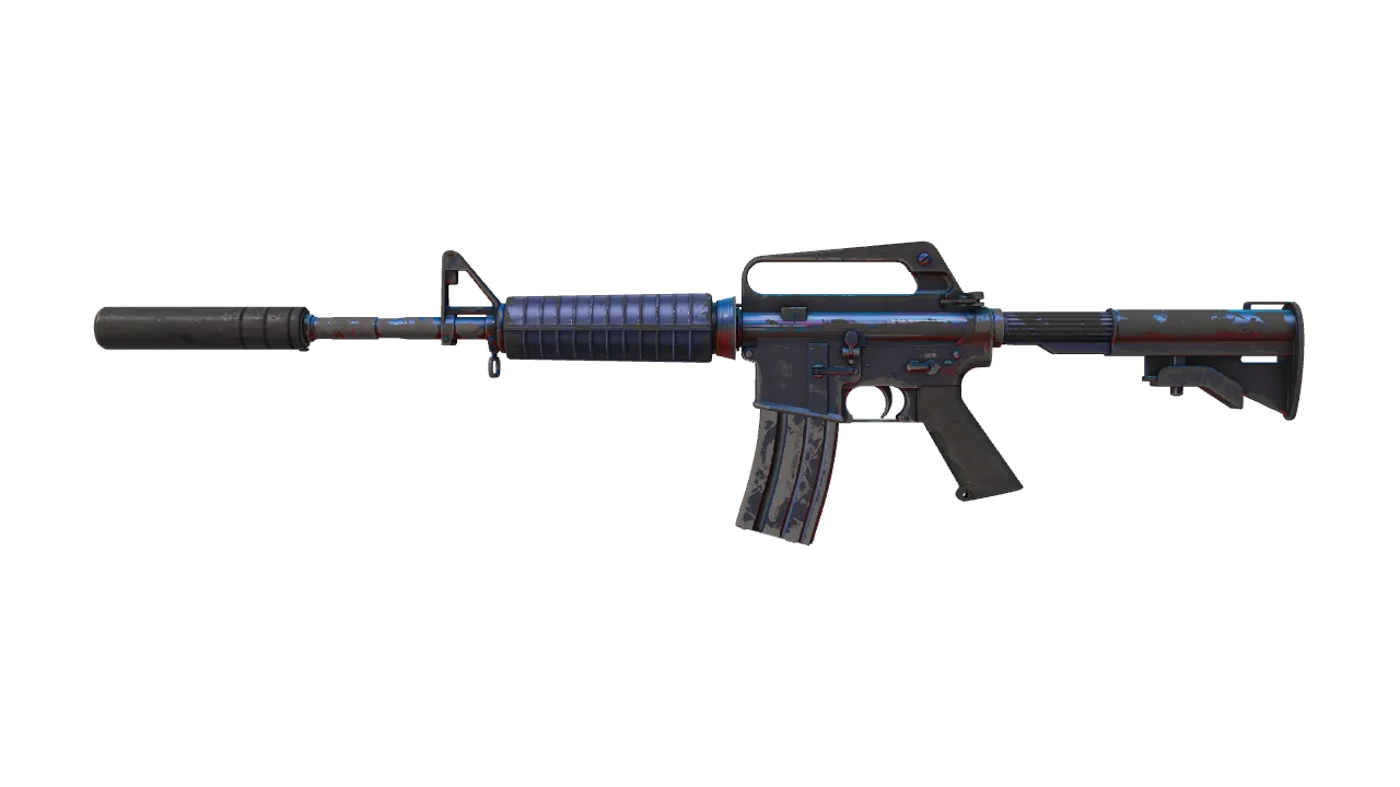 Souvenir M4A1-S | Liquidation (Battle-Scarred) — Dust II light, front