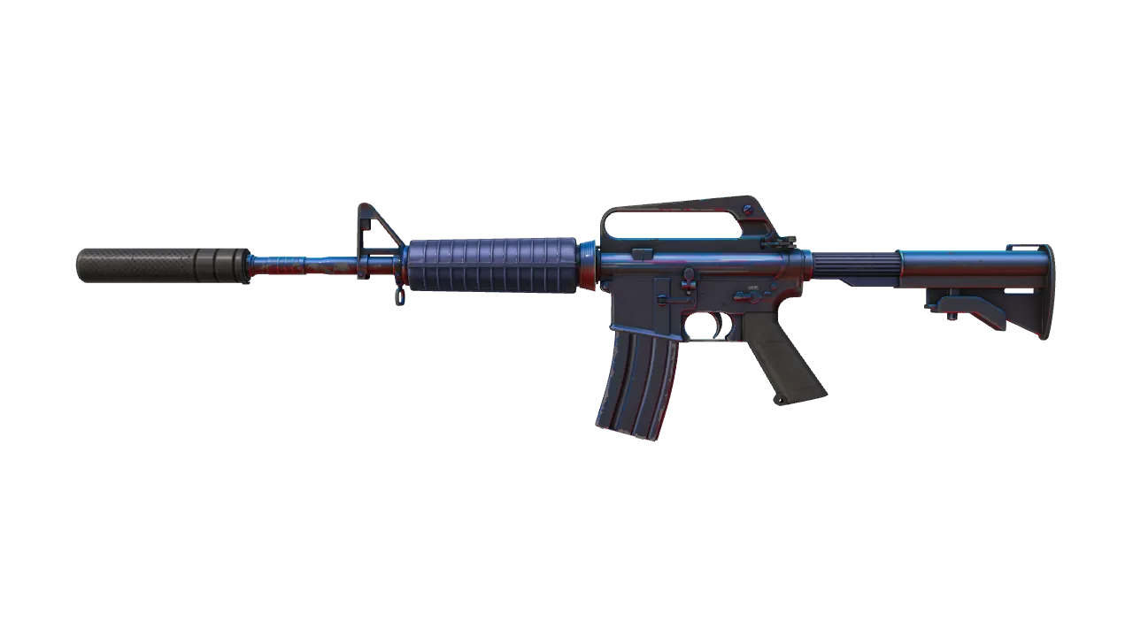 Souvenir M4A1-S | Liquidation (Well-Worn) — Dust II light, front