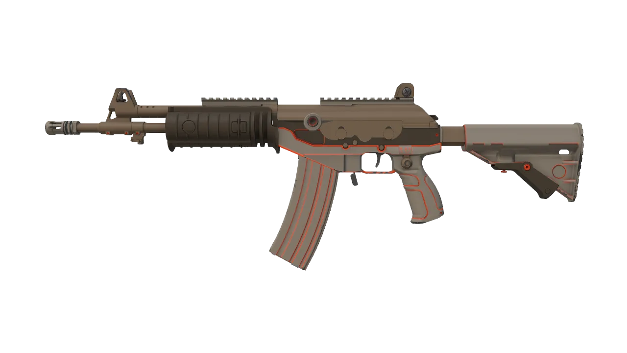 Galil AR | O-Ranger (Minimal Wear) — Dust II light, front