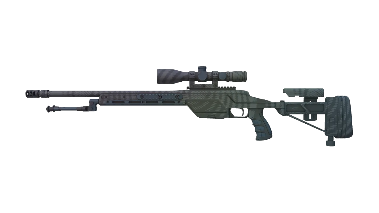 SSG 08 | Halftone Whorl (Minimal Wear) — Dust II light, front