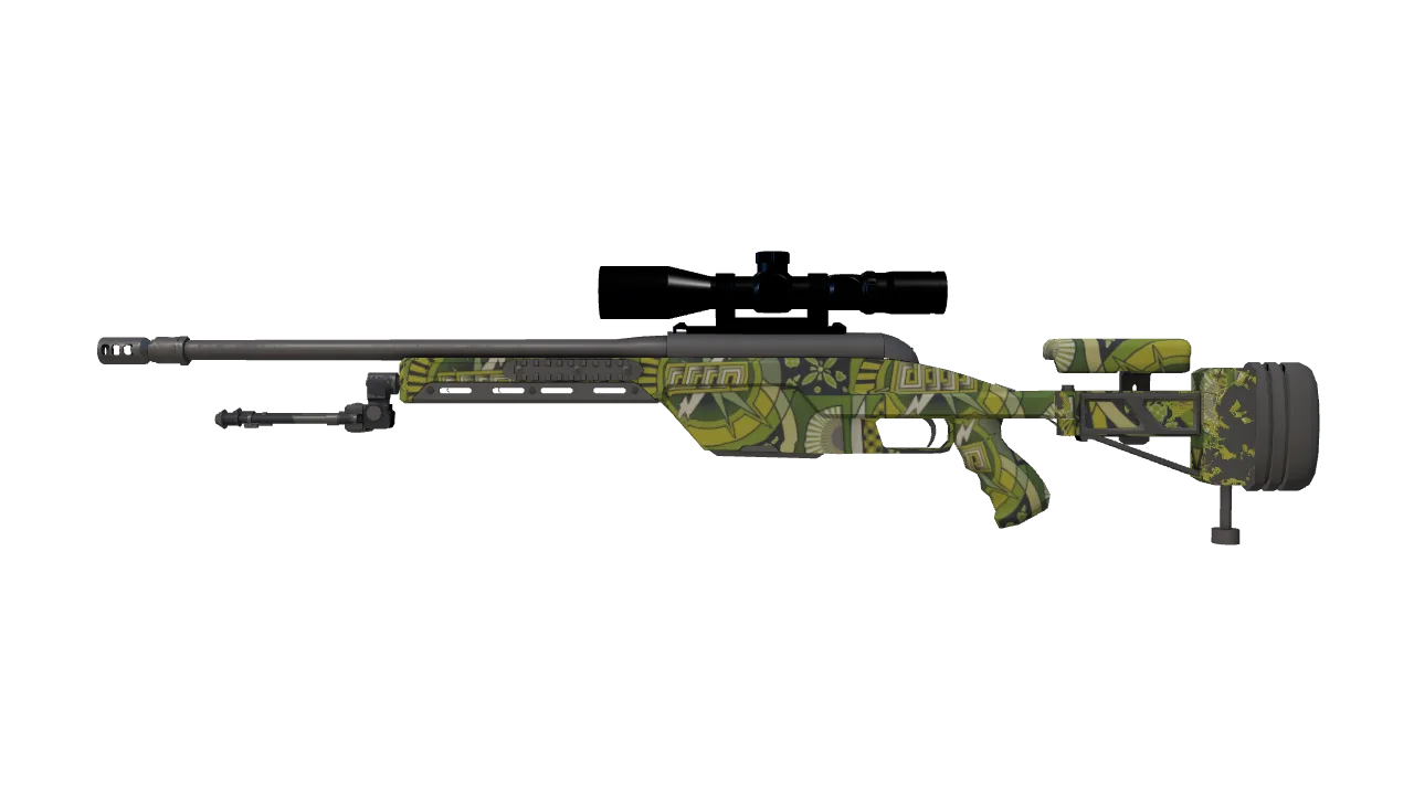 SSG 08 | Spring Twilly (Factory New) — Dust II light, front