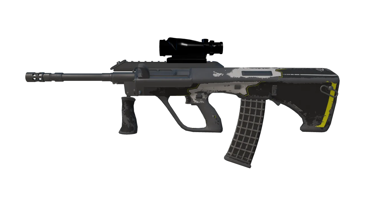 AUG | Torque (Battle-Scarred) — Dust II light, front