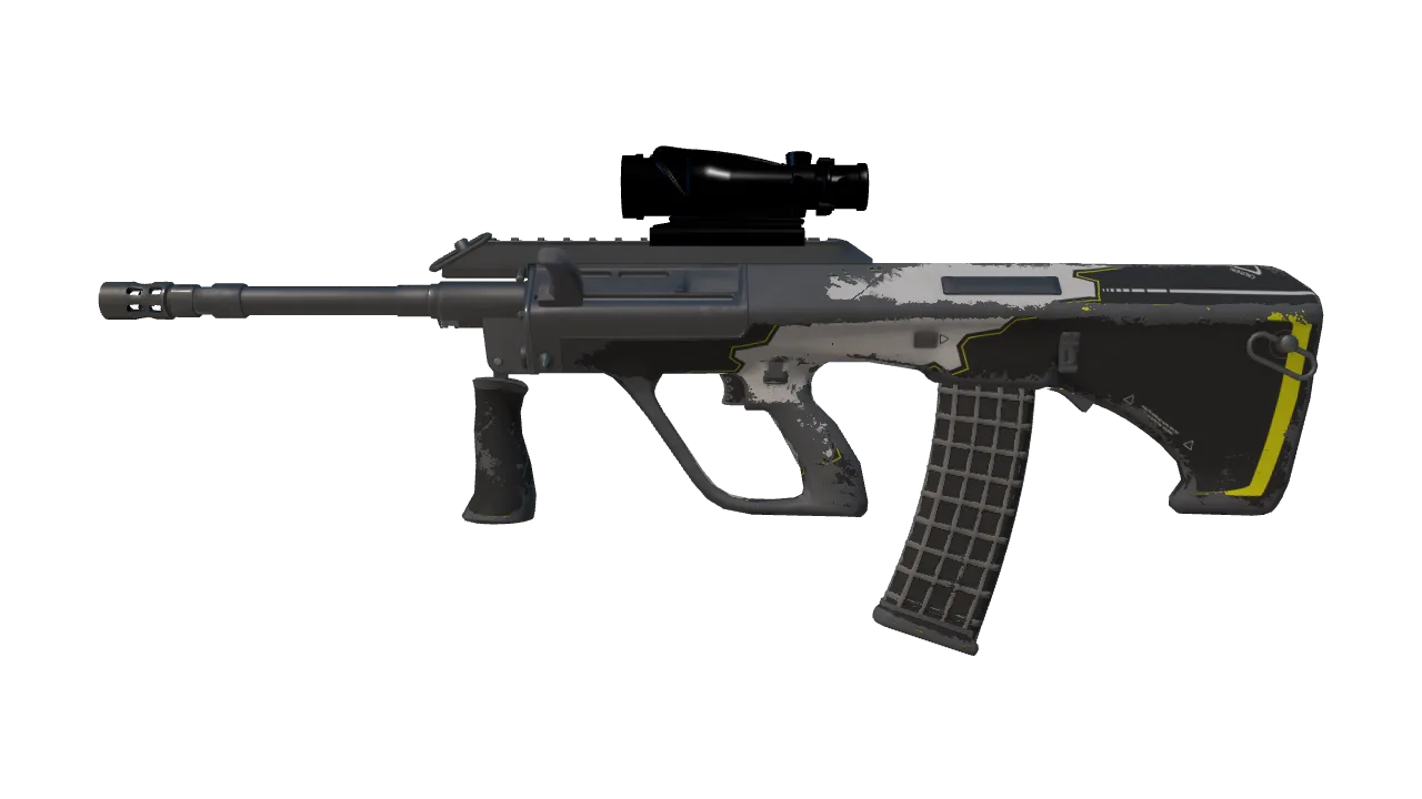 AUG | Torque (Well-Worn) — Dust II light, front