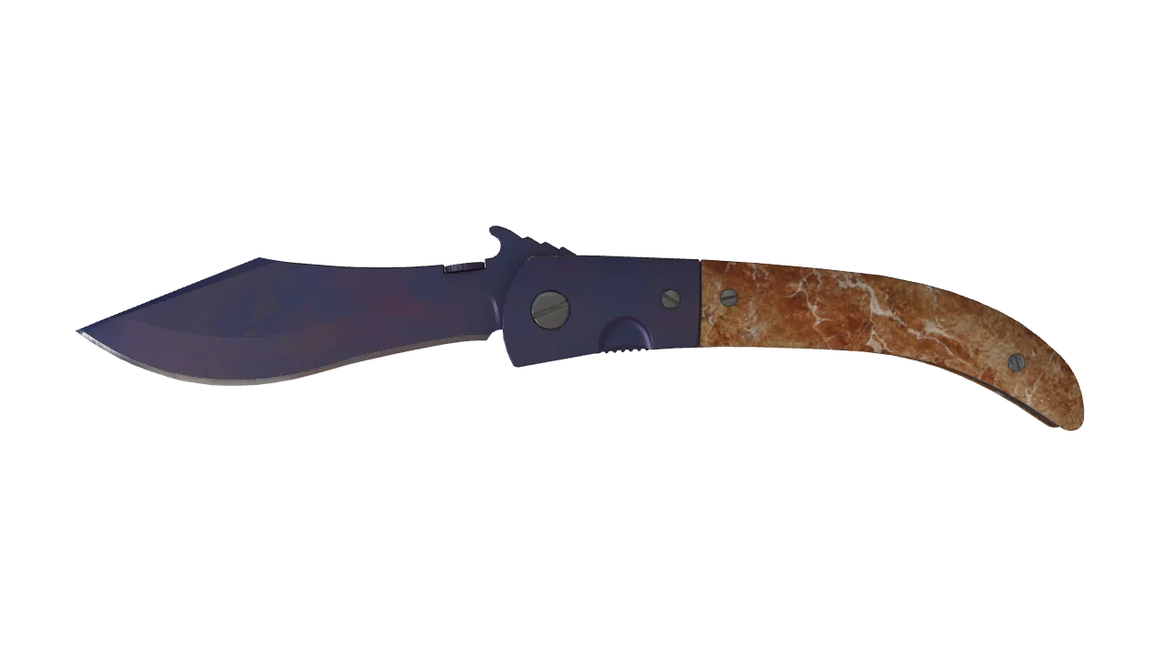 ★ Navaja Knife | Doppler (Black Pearl) (Minimal Wear) — Dust II light, front