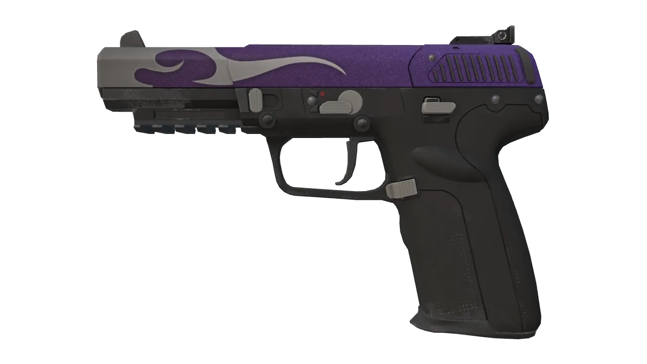 Souvenir Five-SeveN | Flame Test (Field-Tested) — Dust II light, front