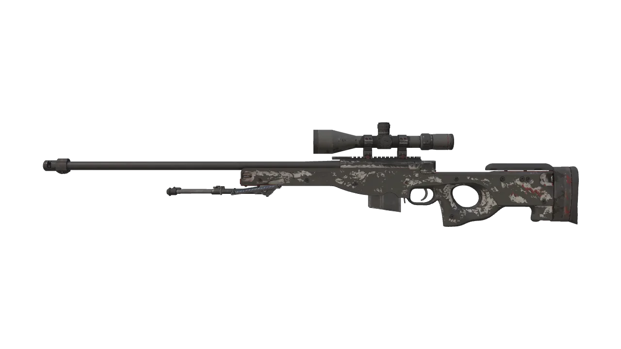 AWP | LongDog (Battle-Scarred) — Dust II light, front