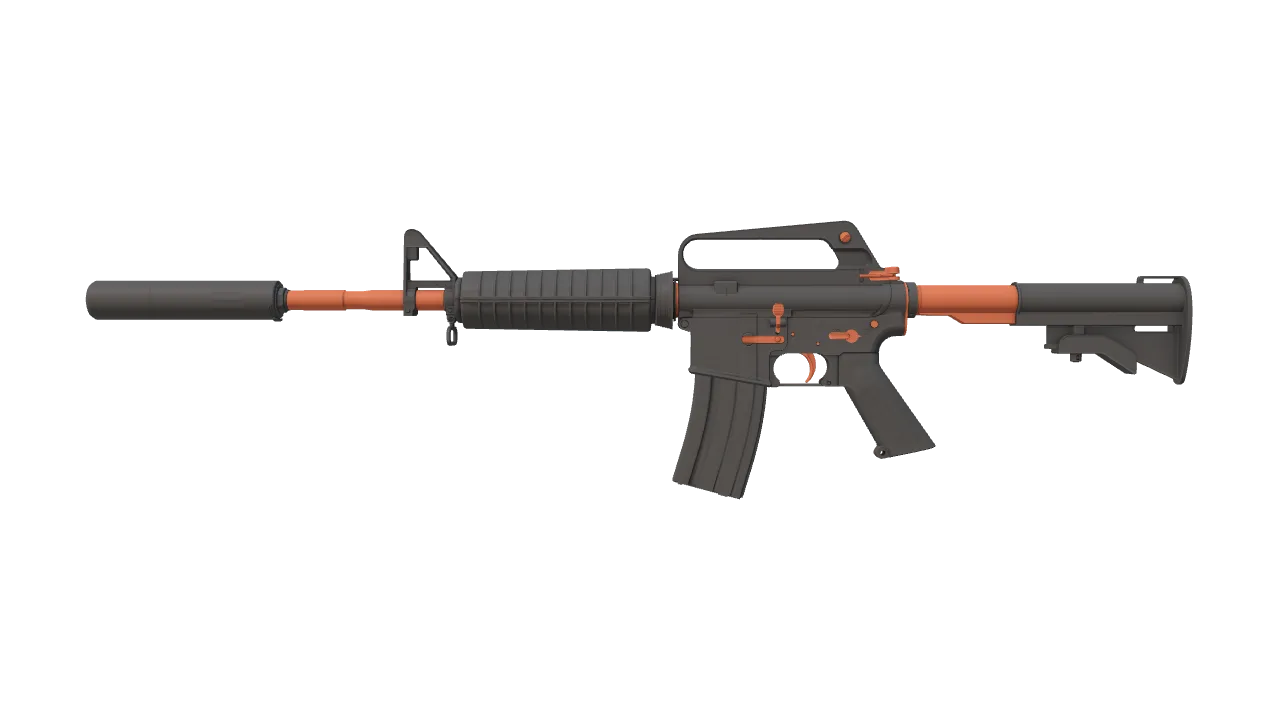 M4A1-S | Nitro (Factory New) — Dust II light, front