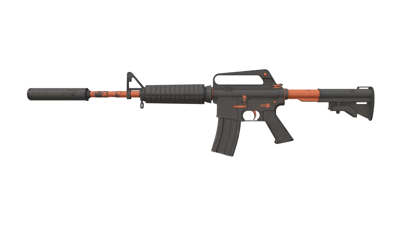Souvenir M4A1-S | Nitro (Field-Tested) — Dust II light, front
