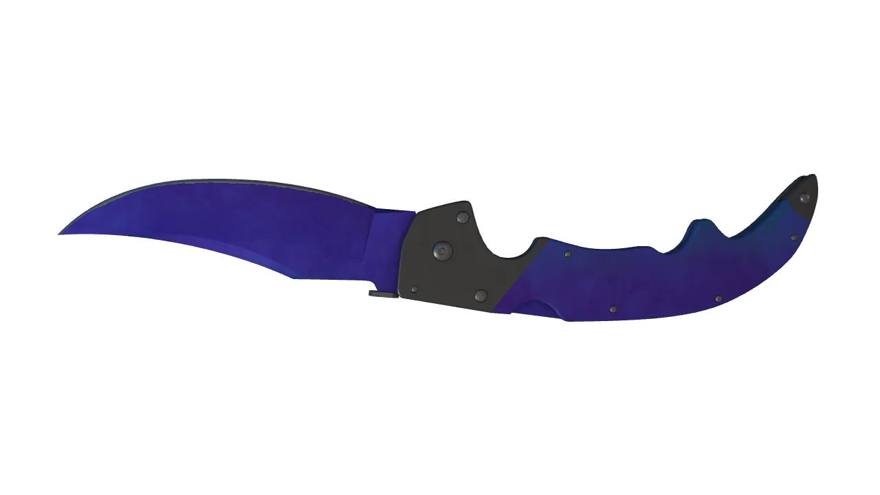 Falchion Knife | Doppler (Sapphire) seed #101, back