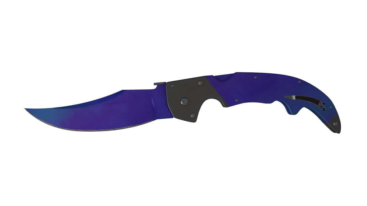 Falchion Knife | Doppler (Sapphire) seed #141, front