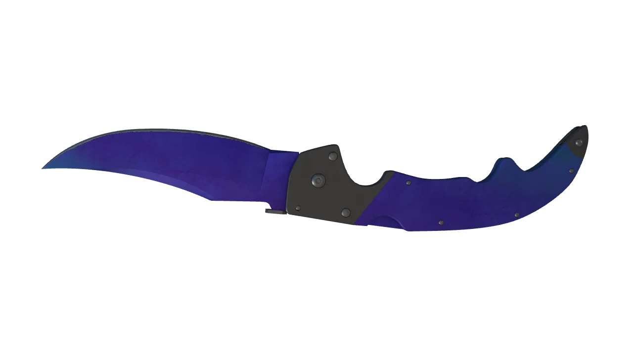 Falchion Knife | Doppler (Sapphire) seed #150, back