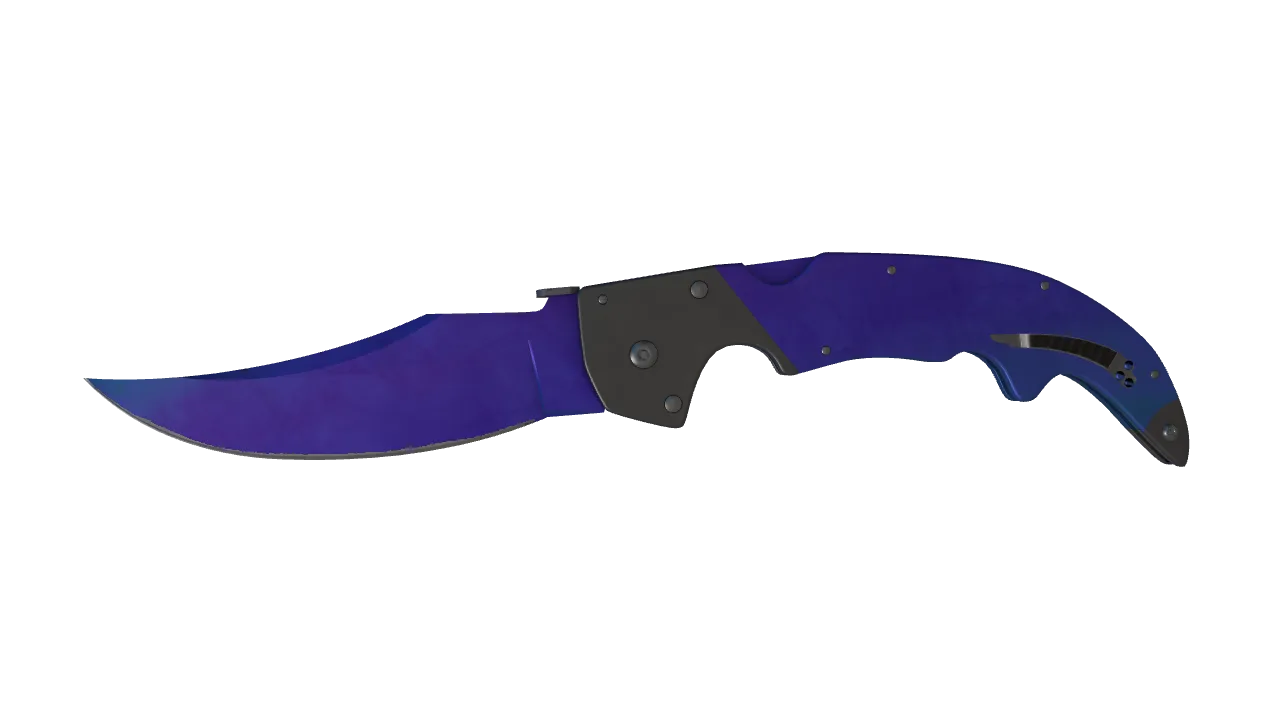 Falchion Knife | Doppler (Sapphire) seed #150, front