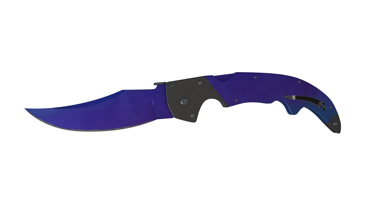 Falchion Knife | Doppler (Sapphire) seed #159, front