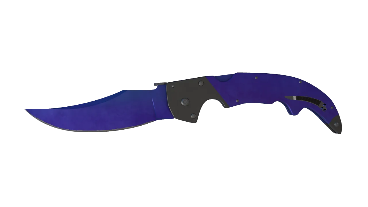 Falchion Knife | Doppler (Sapphire) seed #180, front