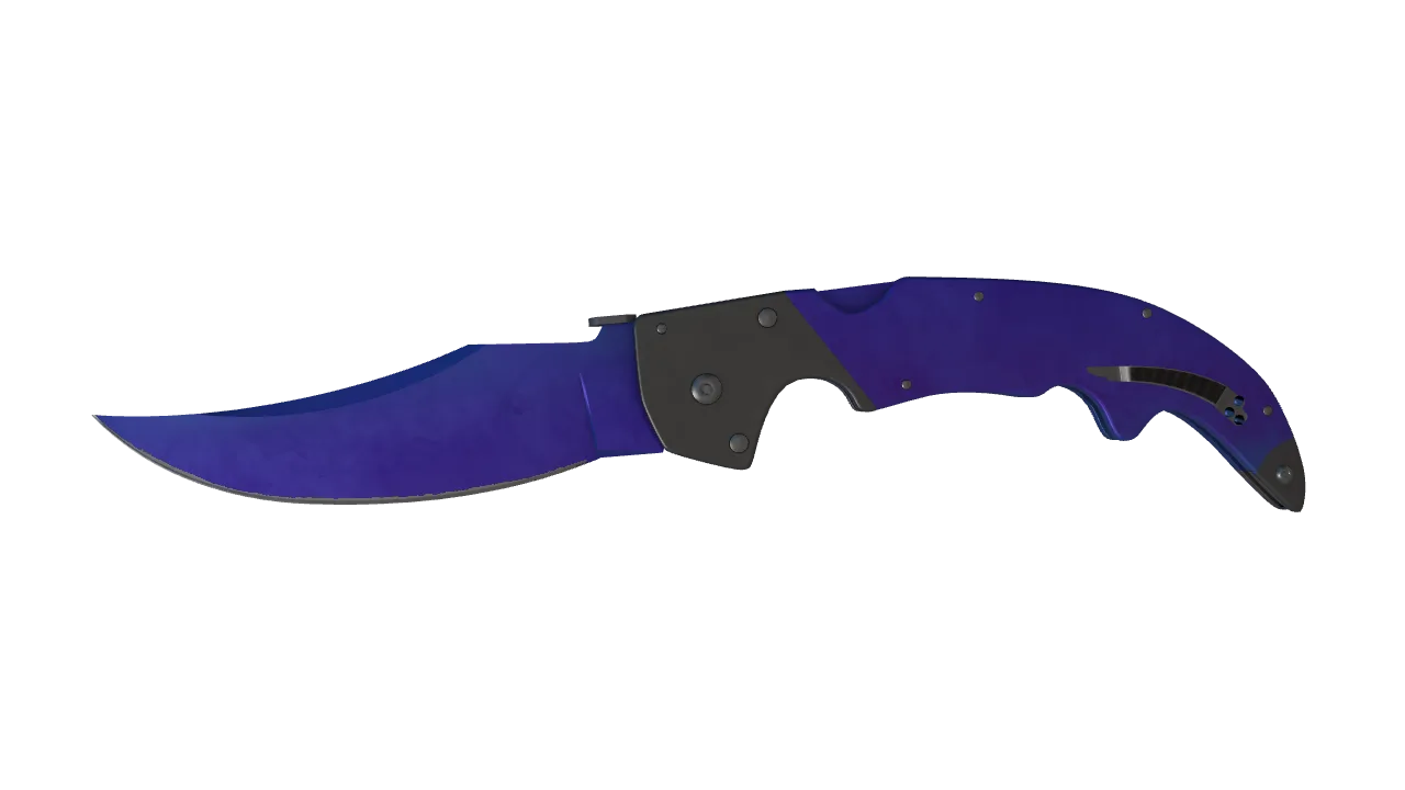 Falchion Knife | Doppler (Sapphire) seed #242, front