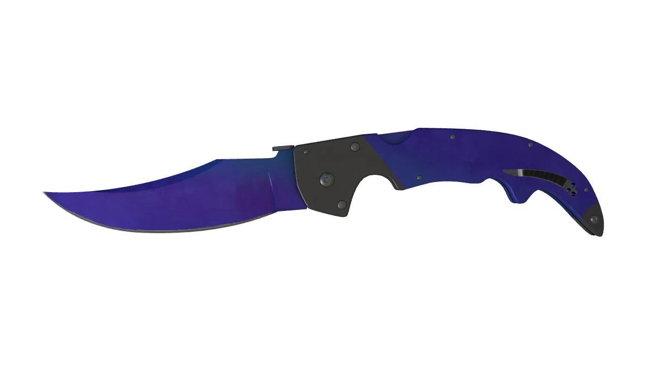 Falchion Knife | Doppler (Sapphire) seed #252, front