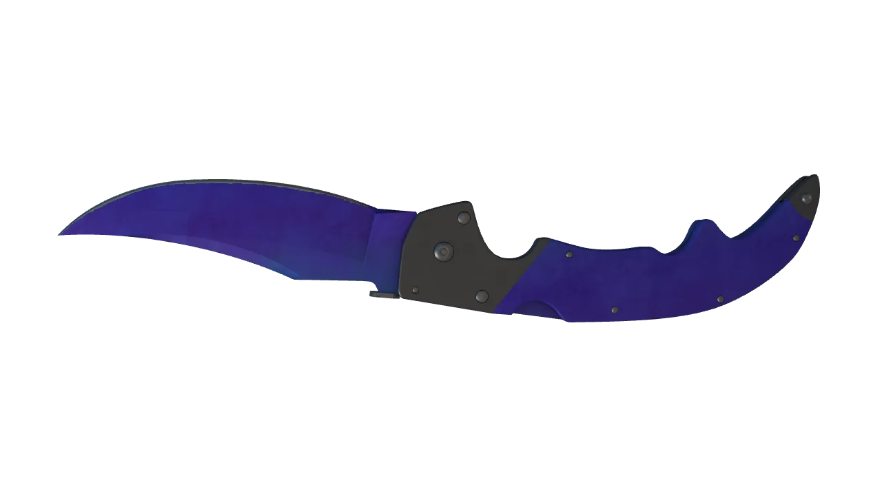 Falchion Knife | Doppler (Sapphire) seed #281, back
