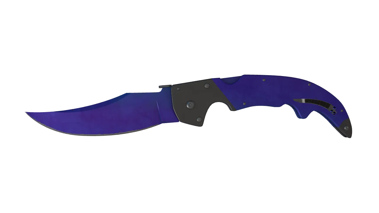 Falchion Knife | Doppler (Sapphire) seed #281, front