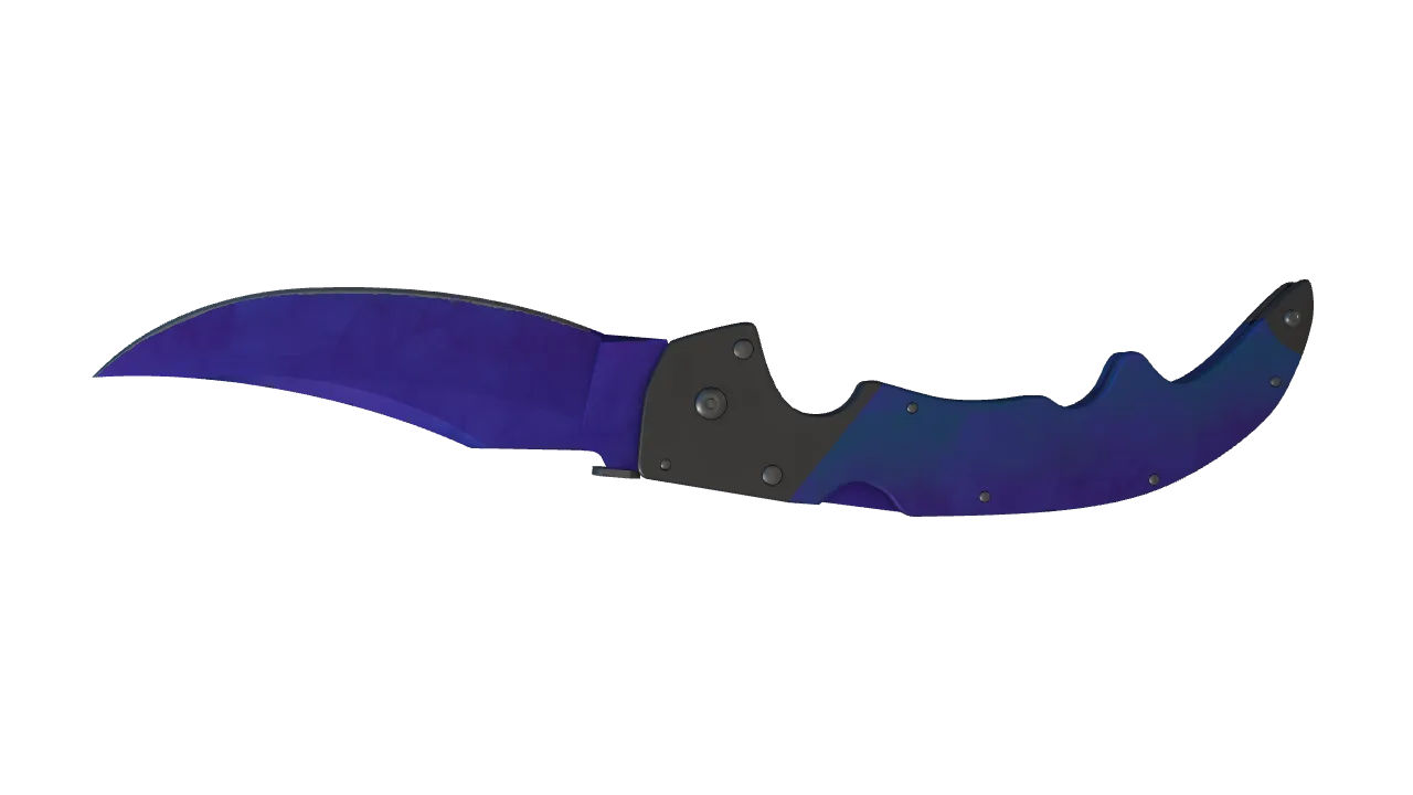 Falchion Knife | Doppler (Sapphire) seed #288, back