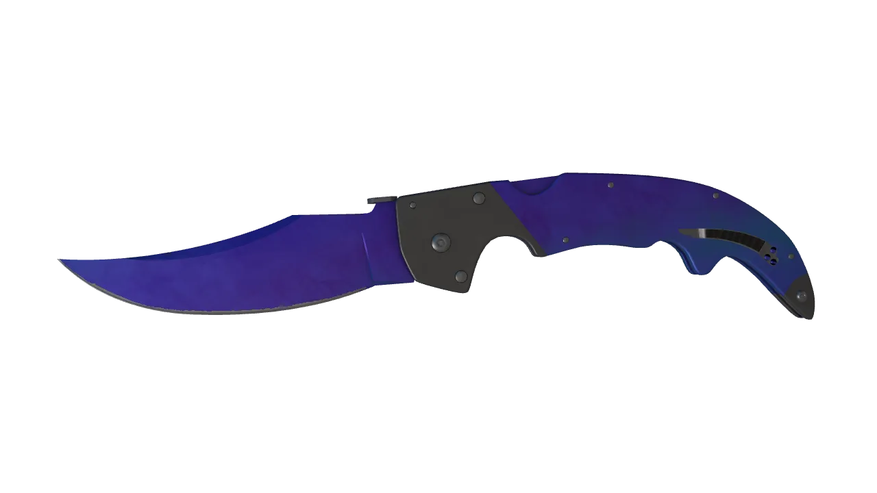 Falchion Knife | Doppler (Sapphire) seed #306, front