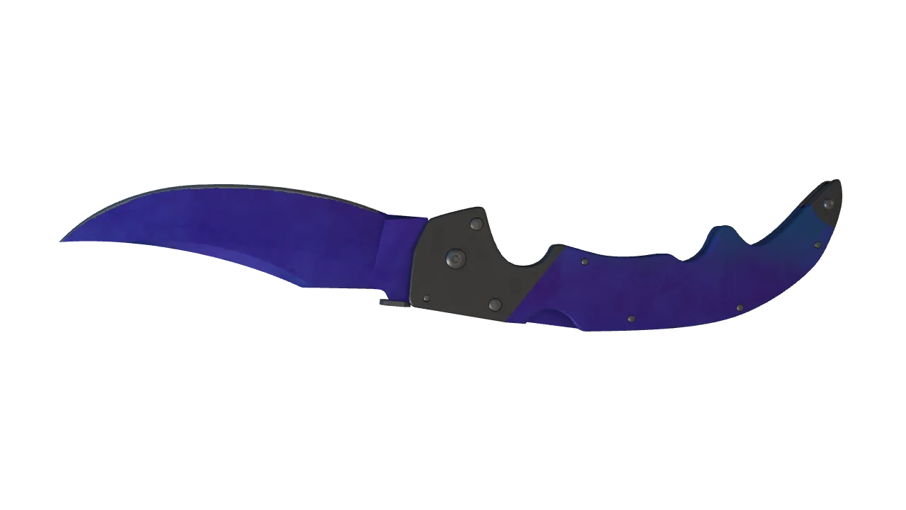 Falchion Knife | Doppler (Sapphire) seed #330, back