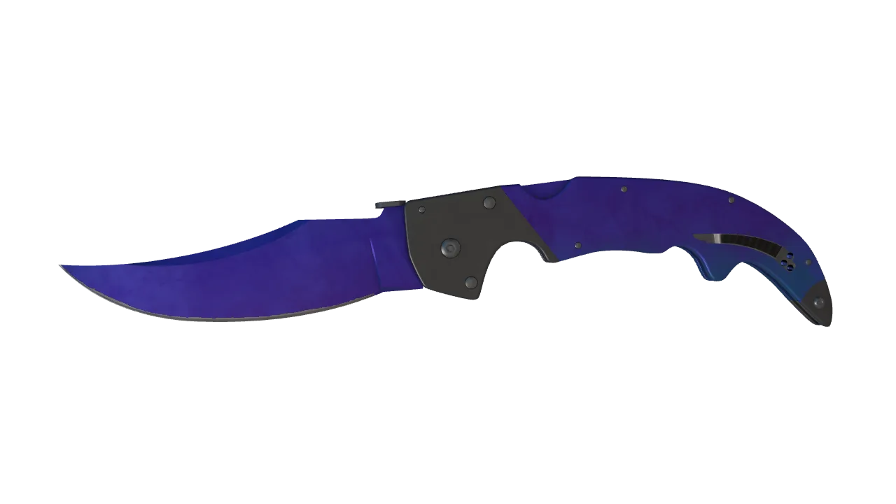 Falchion Knife | Doppler (Sapphire) seed #330, front