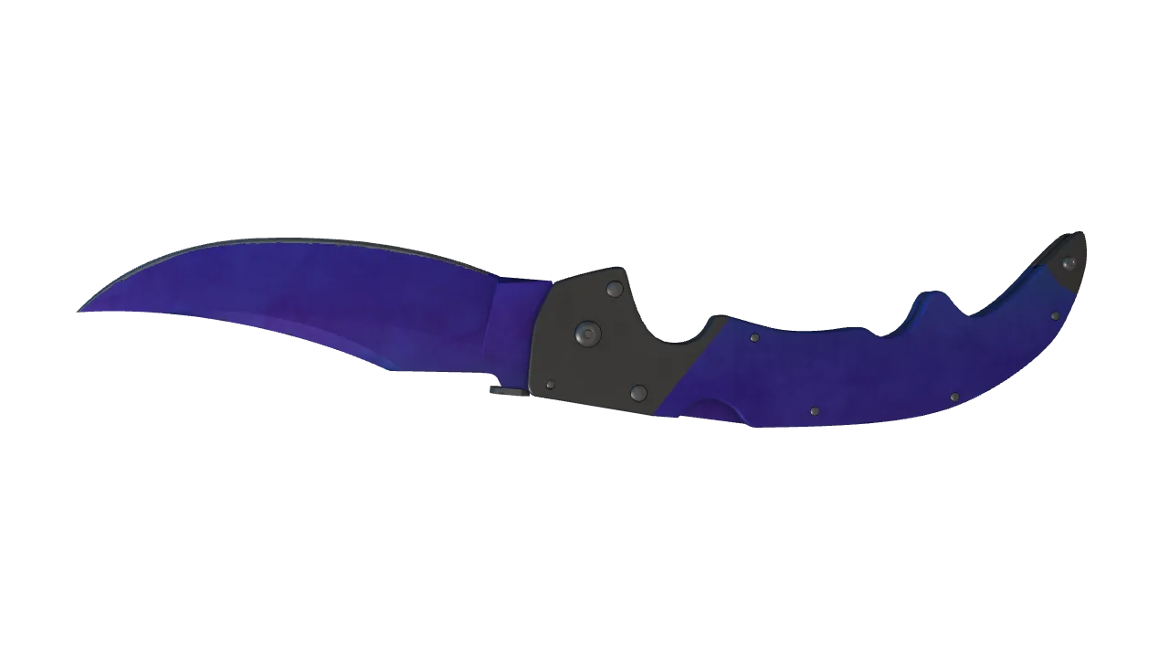 Falchion Knife | Doppler (Sapphire) seed #403, back