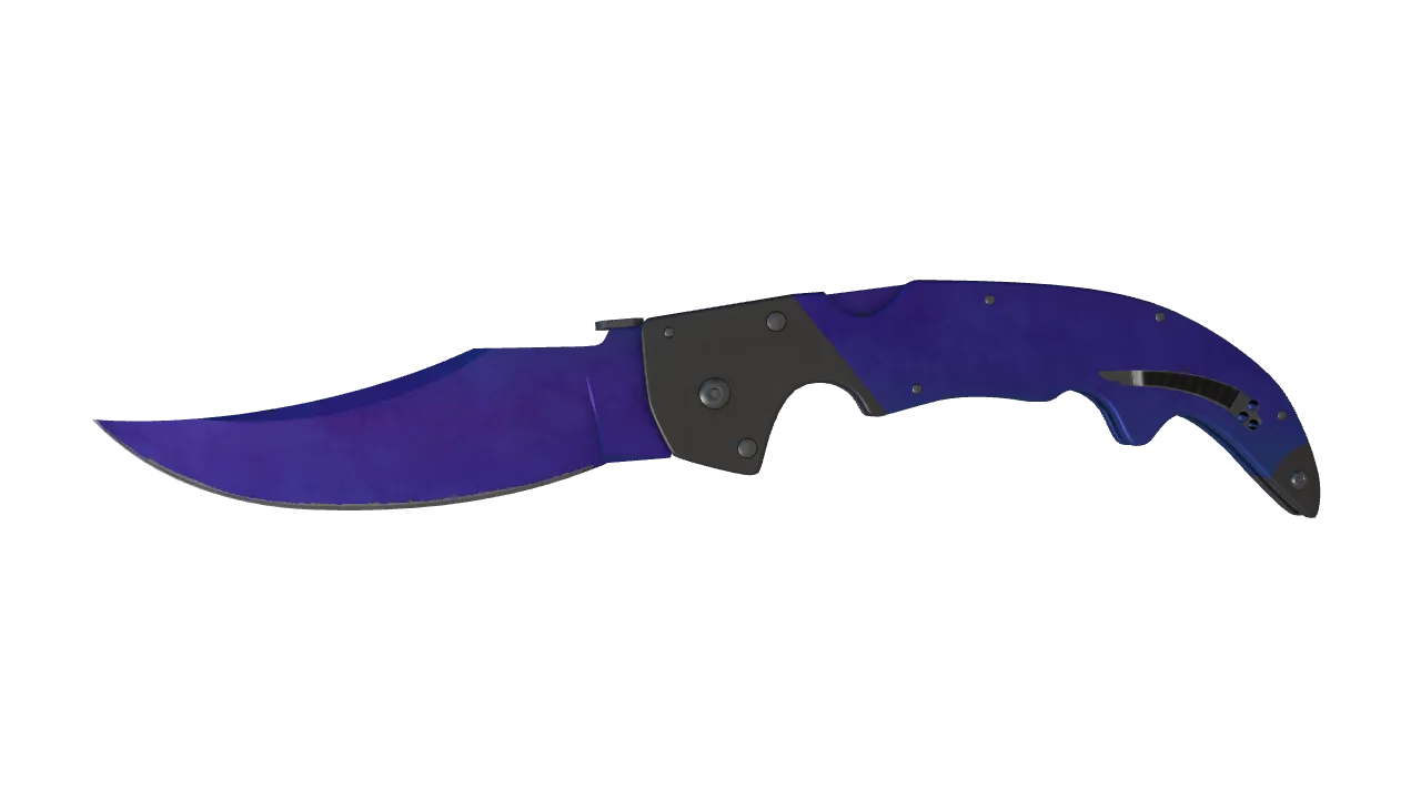 Falchion Knife | Doppler (Sapphire) seed #403, front