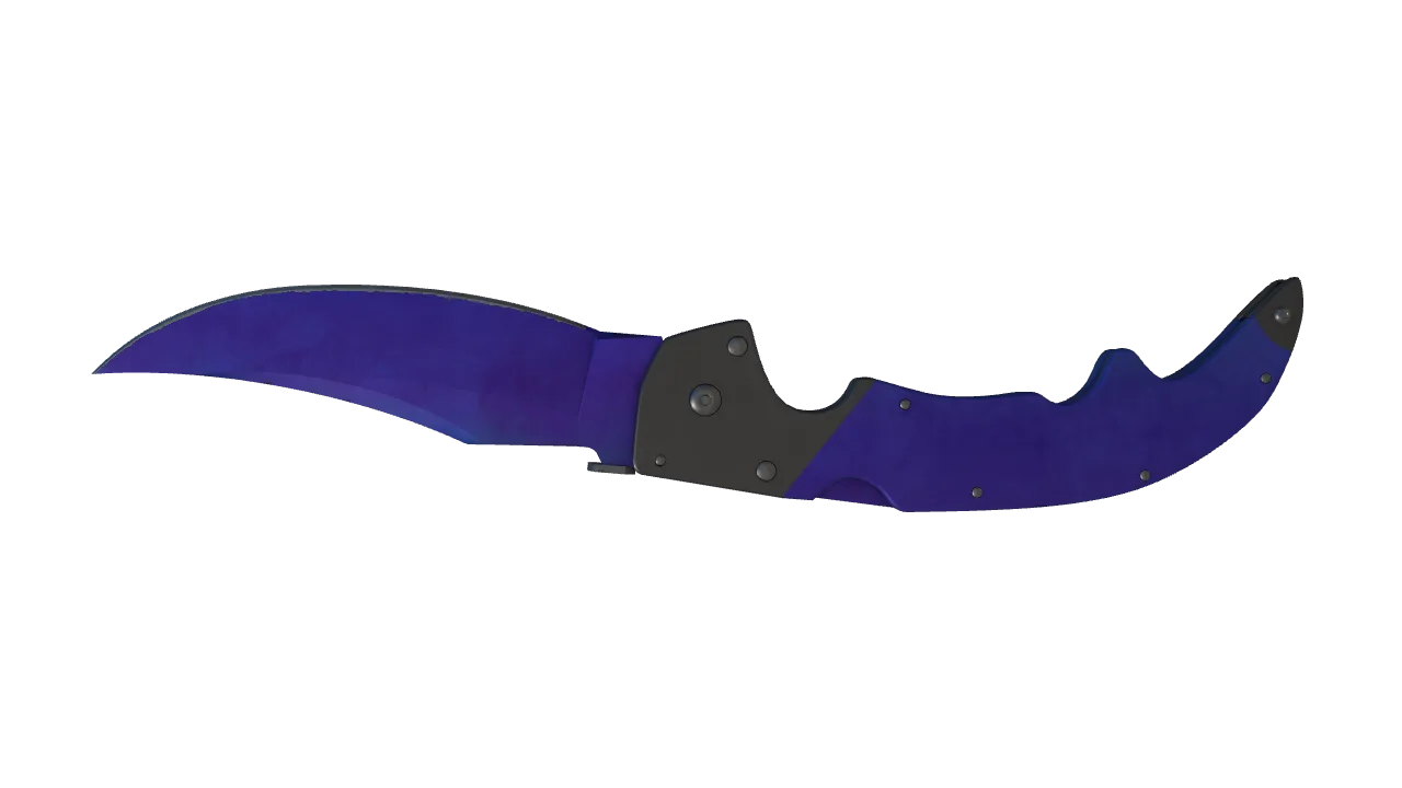 Falchion Knife | Doppler (Sapphire) seed #41, back