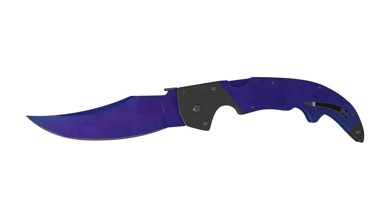 Falchion Knife | Doppler (Sapphire) seed #449, front