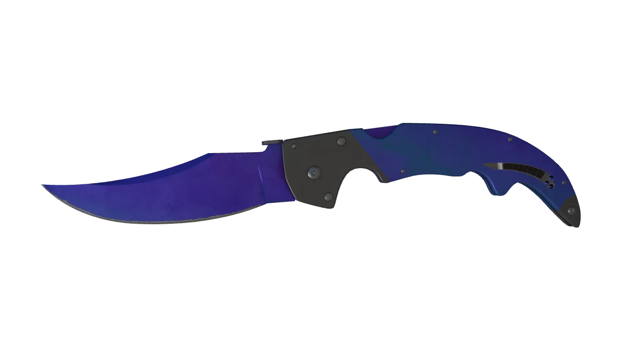 Falchion Knife | Doppler (Sapphire) seed #452, front