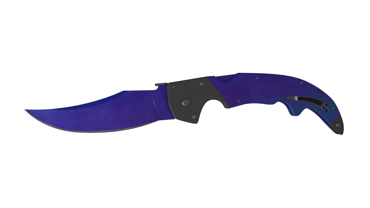 Falchion Knife | Doppler (Sapphire) seed #497, front