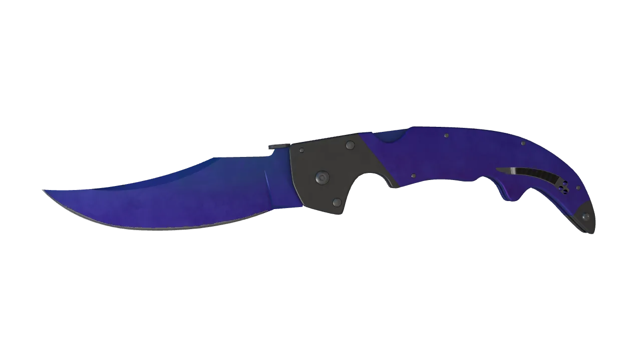 Falchion Knife | Doppler (Sapphire) seed #609, front